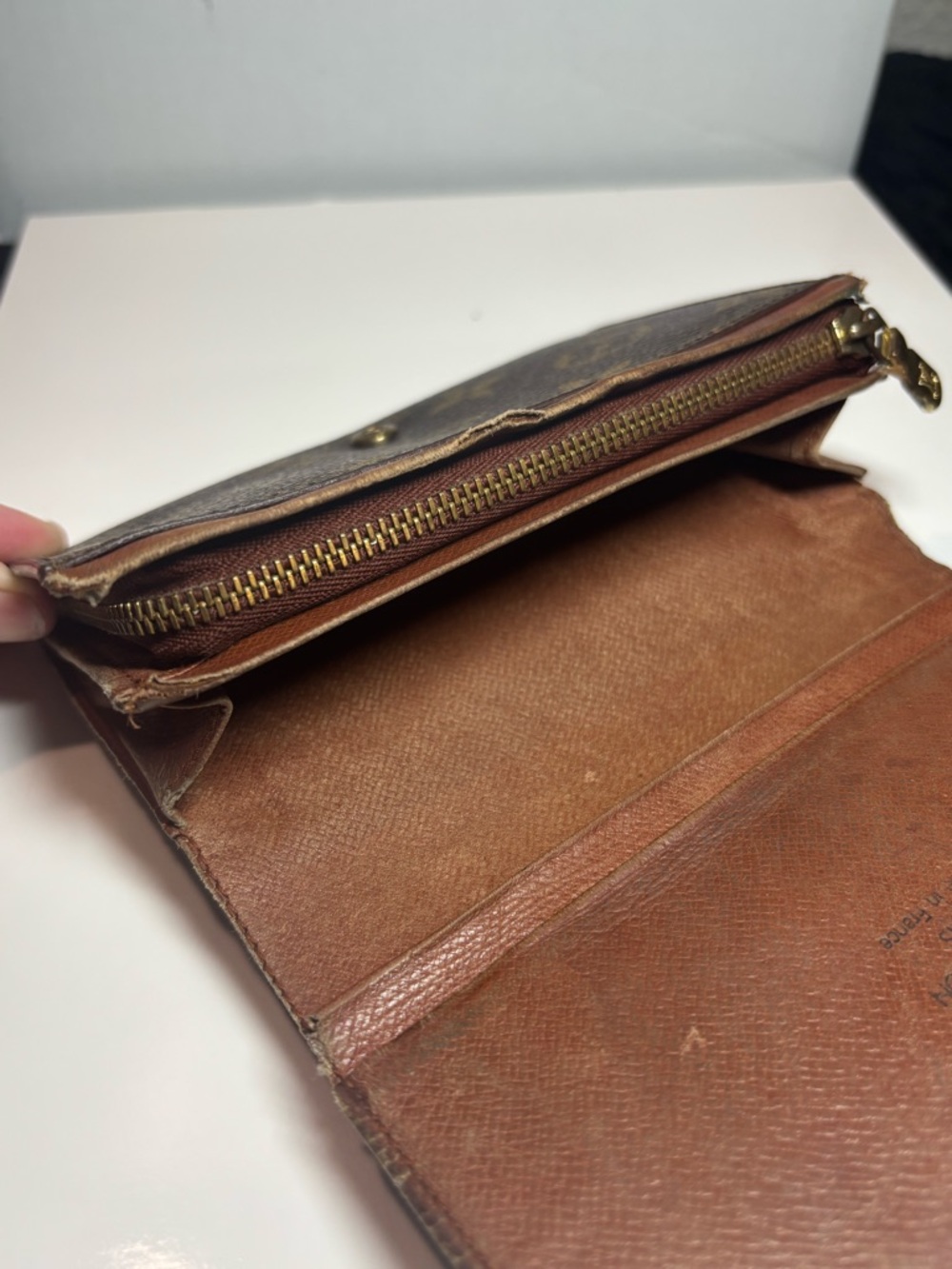 Louis Vuitton Vintage Monogram Tresor Wallet on Chain WOC Made in France RA0913 - Picture 6 of 11